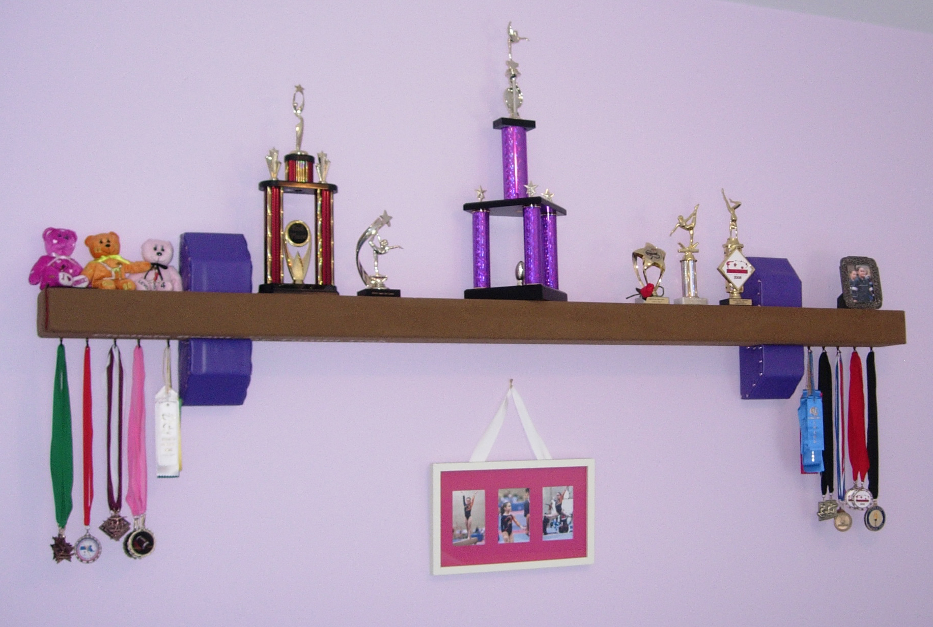 balance beam trophy shelf